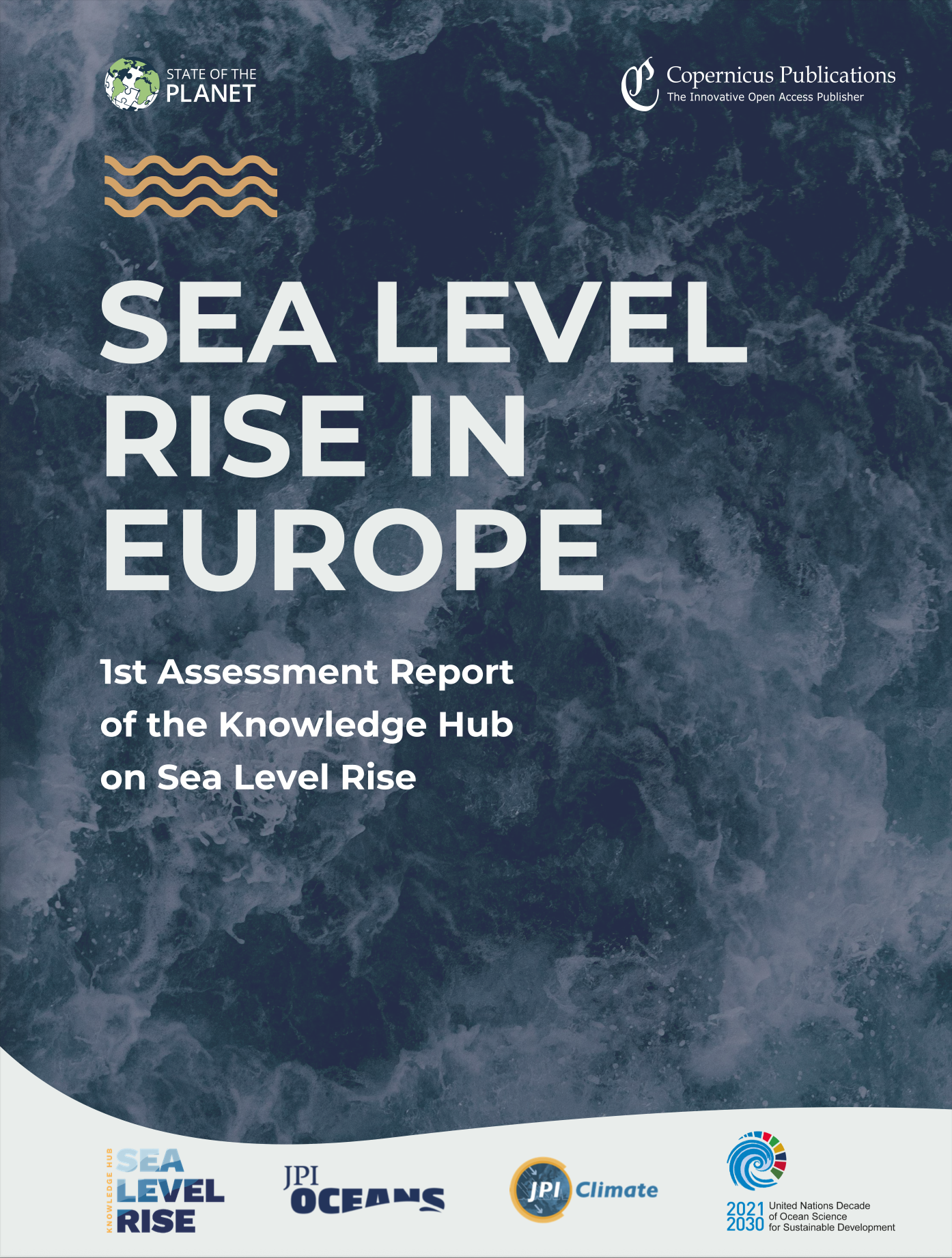 Cover of First Assessment Report of the Knowledge Hub on Sea Level Rise,