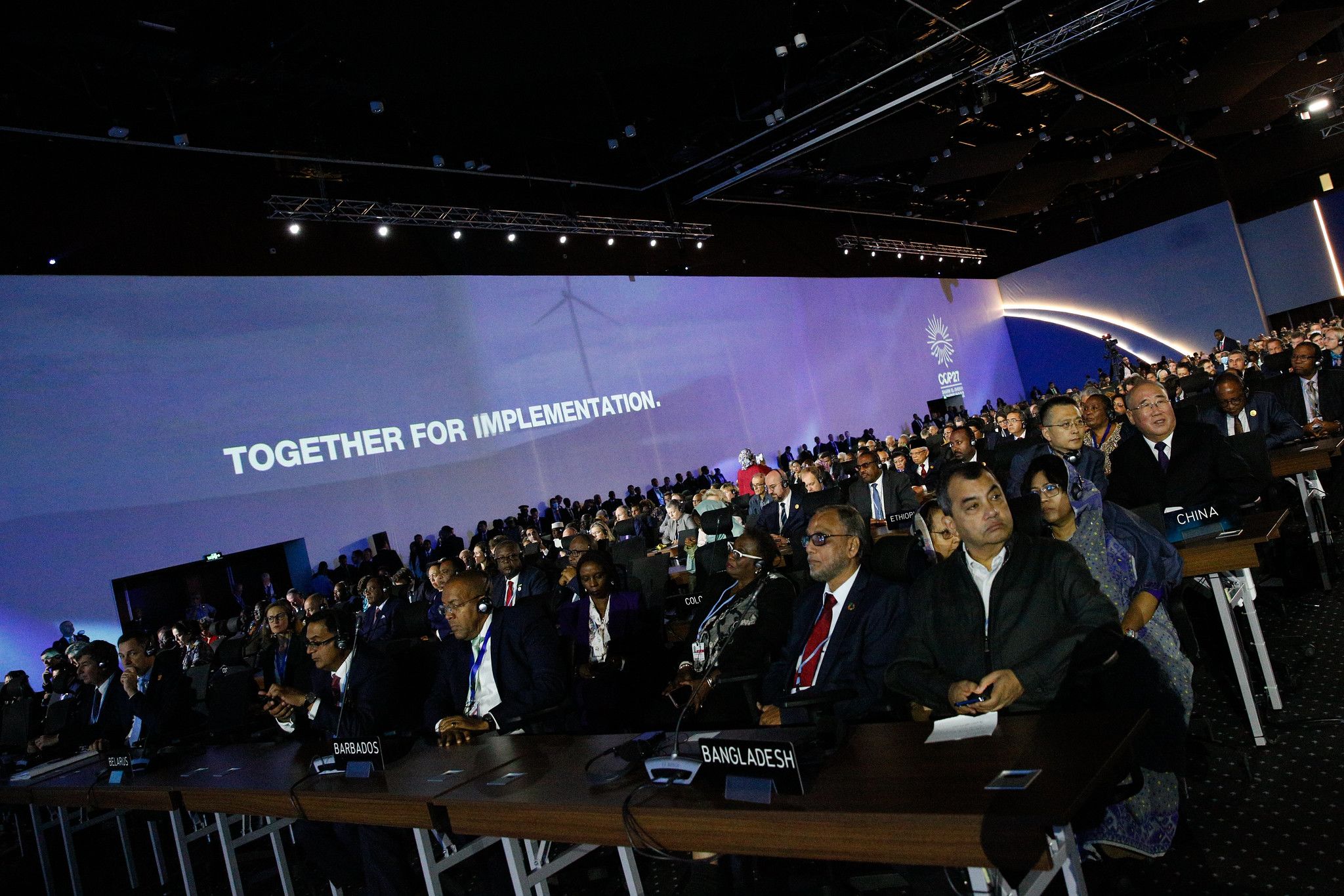 Participants at COP27 2022